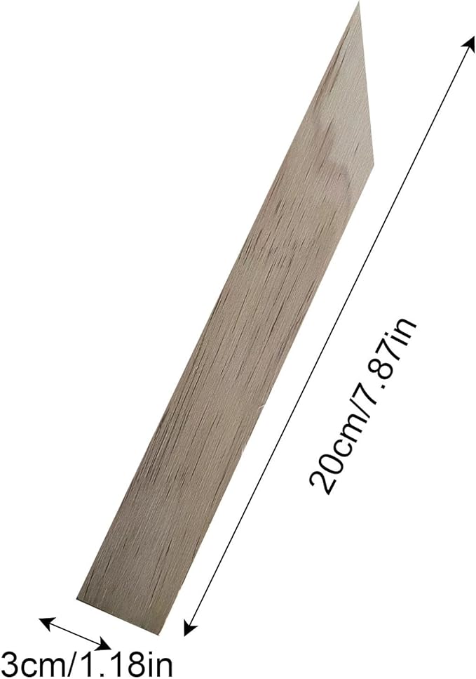 5 Piece 20cm Wooden Sealant Finishing Tool, Wooden Mastic Tooling Sticks For Smoothing Mastics And Sealant, Portable Caulking Smoothing Applicator, Caulk Spreader For Window Door Wall Gaps