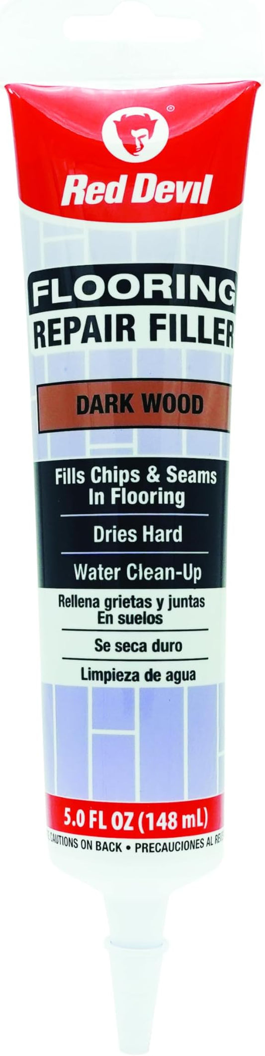 Red Devil 056045 Flooring Repair Filler, 5 oz., Dark Wood, 1 Pack