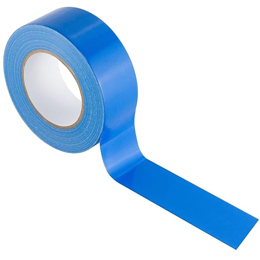 GTSE Blue Duct Tape, 2 Inches x 55 Yards (164 ft), Heavy Duty, Waterproof Repair Tape for Indoor or Outdoor Use, 1 Roll