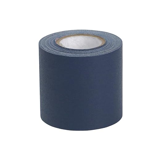 J.V. Converting JVCC Patch & Repair Tape for Leather and Vinyl Surfaces, 2 in. (48mm Actual) x 15 ft. (Dark Blue)