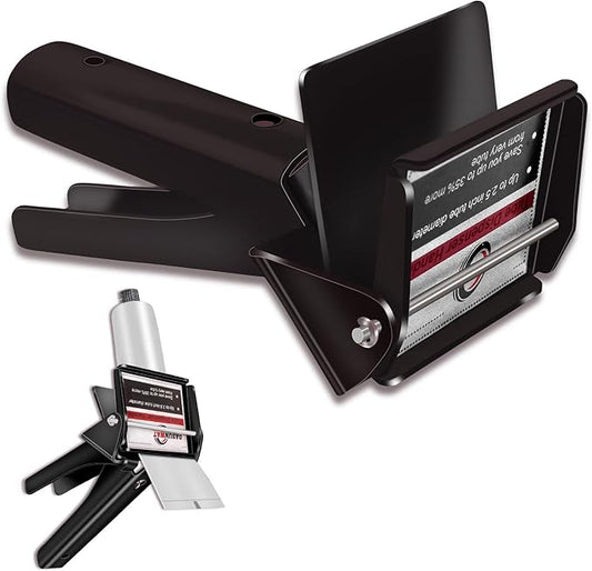 TYUJIGINE Tube Extrusion Tool - Efficient RTV and Silicone Dispenser that maximizes The use of All Material in The Tube and Prevents Material Waste(Black)
