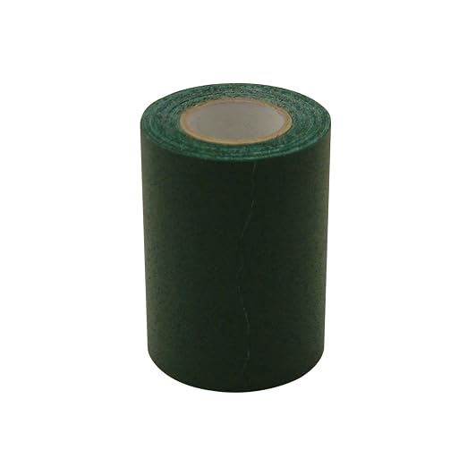 J.V. Converting JVCC Patch & Repair Tape for Leather and Vinyl Surfaces, 3 in. (72mm Actual) x 15 ft. (Dark Green)