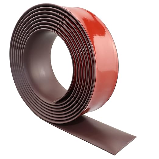 Floor Transition Strip 2" Self Adhesive Flat Vinyl Flooring Transitions Strip with Strong Backing (5cm, 10FT, Coffee)