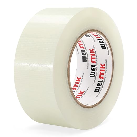 WELSTIK Professional Grade Duct Tape, Waterproof Gaffer Matte Cloth Fabric,Duct Tape for Photographers,Waterproof Gaffer Tape (2 Inch X 45 Yards,Clear)