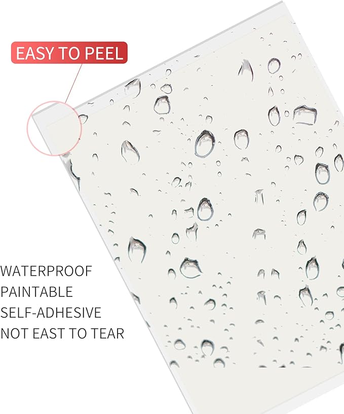 Vinyl Siding Repair Kit, White Durable Self-Adhesive Vinyl Siding Patch Cut to Fit Freestyle Cover Any Cracks, Holes, or Blemishes on PVC Fence Repair Kit(6 Pack)