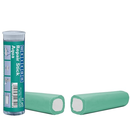 WEICON Repair Stick Aqua | 2-Component Special Adhesive epoxy Resin Fast Repair of radiators, Pool, Maritime and Underwater Areas | Industrial Grade (2oz (57g))