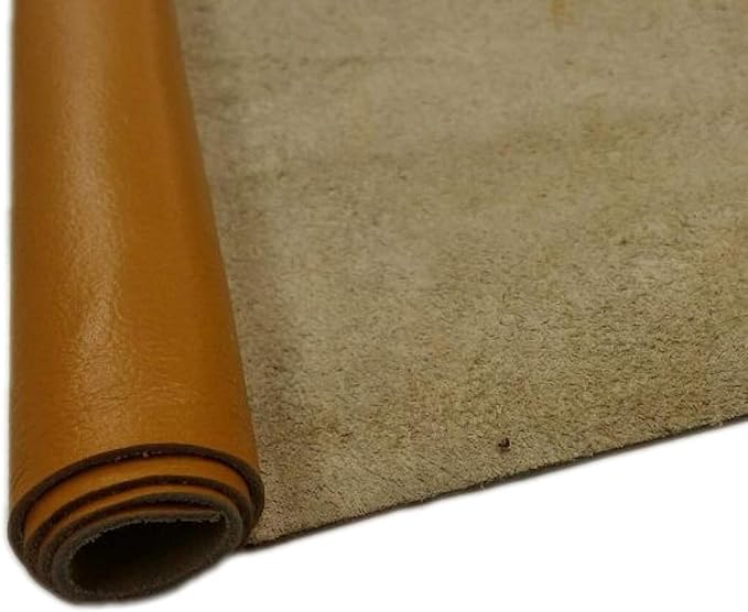 REED Leather HIDES - Cow Skins (10 Square Foot, Light Brown) | Arts and Crafts