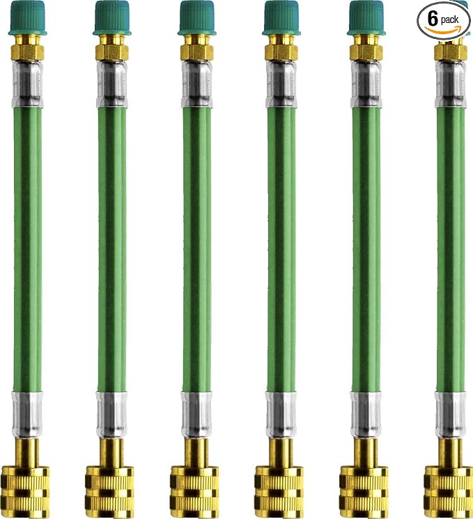 Leak Saver Direct Inject Ultimate 6-Pack | 3-in-1 AC Refrigerant Leak Sealer | with UV Dye & Moisture Remover | for Most HVAC Systems Up to 5 Tons - Professional AC Leak Sealer - AC Stop Leak