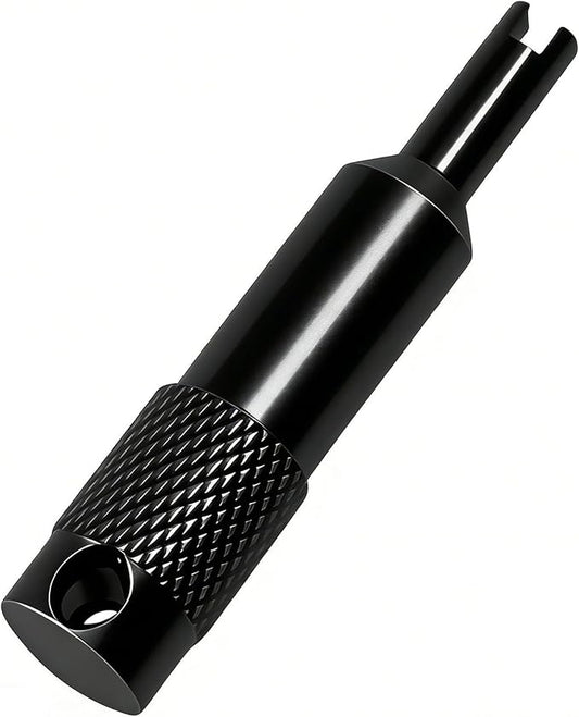 Premium Valve Core Removal Tool,Tire Valve Stem Tool for Car Motorcycle Bike Truck Tire Repair Install Tool for All Standard Valve Cores,Keychain Hole, Knurled Grip