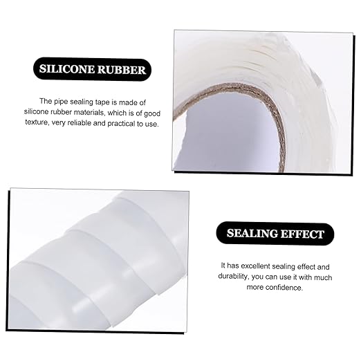 OSALADI Flex Rubberized Seal Tape Leak Seal Duct Tape for Water Pipe Repair Flexible and Sealing for Home Use for Plumbing and Faucet Leak