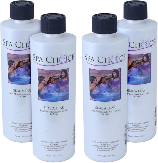 SpaChoice 1-Pint 4-Pack Premium Seal A Leak, Hot Tub Leak Sealer, Made in USA