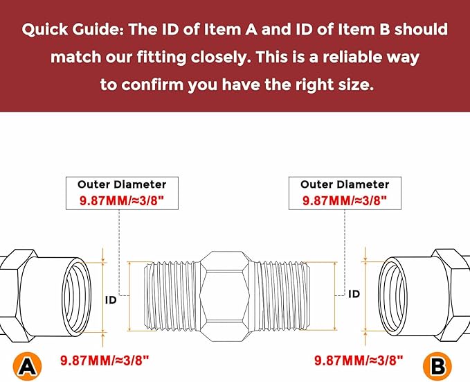 Pack of 12, 1/8" Male NPT to 1/8" Male NPT Solid Brass Hex Nipple Hose Connectors, Male Pipe Adapter for Pipe Leak Repair, Bathroom Remodeling, Tool Extensions, Compression
