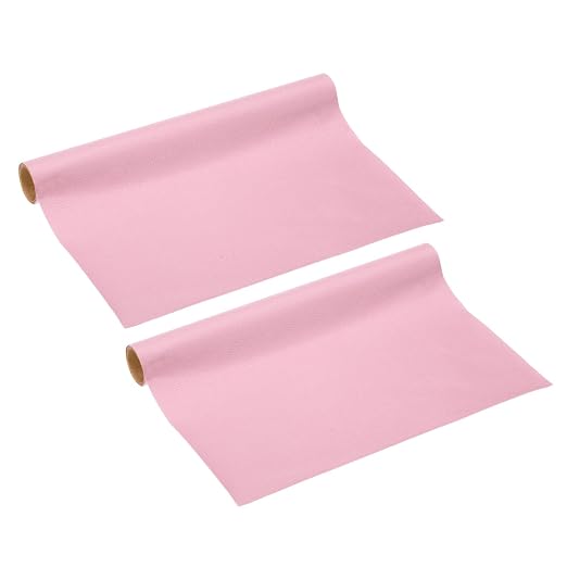PATIKIL Leather Repair Patch, 2 Pack 10 x 24 Inch Self-Adhesive Vinyl Patch Furniture Tape Repair Kit for Sofas Couches Stools Chairs Cabinets Bags, Pink