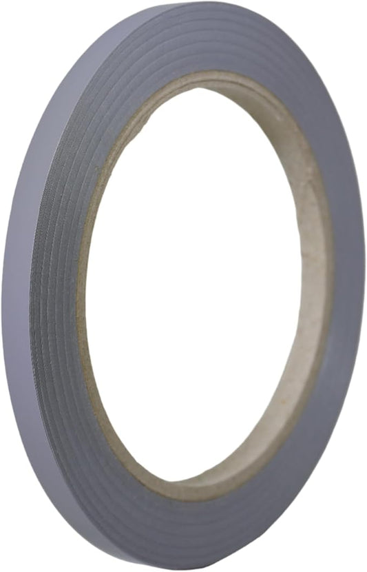 GGR SUPPLIES T.R.U. CVT-536 Gray Vinyl Pinstriping Dance Floor Tape: 1/4 in. Wide x 36 yds. Several Colors
