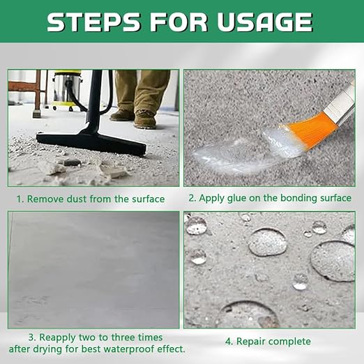 2024 New Invisible Waterproof Agent Set, Upgrade Super Strong Transparent Waterproof Coating Agent, Anti-Leakage Agent Transparent Leakage Protection Glue Repairing Leak Waterproof Adhesive (3)