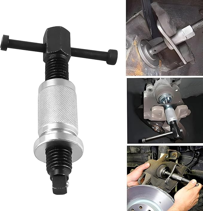 Bittwee Car Brake Piston Wind Back Tool, 3pcs/Set Brake Caliper Piston Rewind Tool, Auto Rear Brake Pad Wind Back Tool, Brake Caliper Wind Back Tool for Replacement of Rear Brake Pad