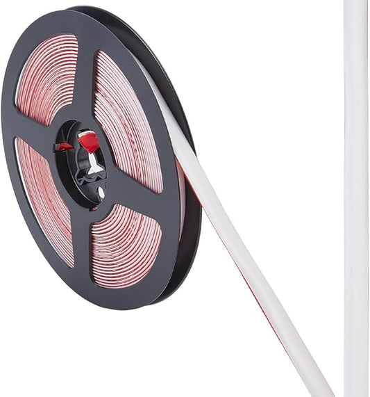 GORGECRAFT 6.56 Yard Caulk Strip 0.4 Inch Self Adhesive White Waterproof Caulking Strip Peel and Stick Tape Roll Bathroom Corner Ceramic Tile Caulking Gap Tape for Stove Sink Toilet Bathtub Wall