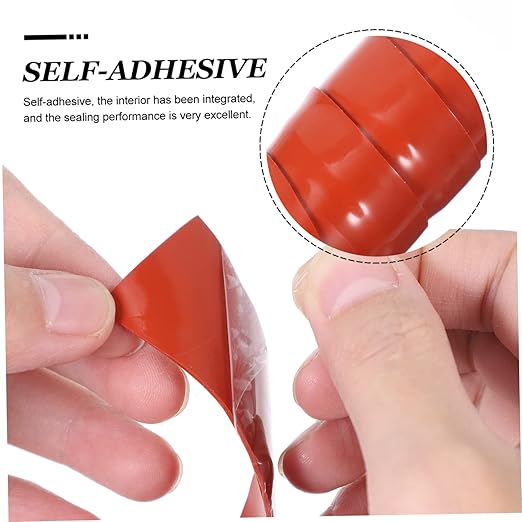 TEHAUX 4pcs Flex Rubberized Tape Leak Seal Duct Tape for Home Repair for Pipe Bucket Cracks and More Excellent Sealing and Durability
