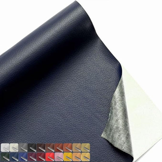 20x14 Inches Leather Repair Patch Self Adhesive, Leather Patch Tape for Furniture, Adhesive Leather Tape for Car Seat Repair, Leather Couch Repair Patch Kit