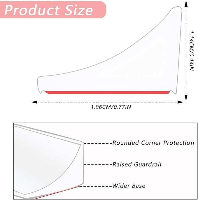 78 Inch Shower Threshold Water Dam, Silicone Barrier Shower Door Bottom Seal Strip, Self Adhesive Waterproof Barrier, for Kitchen Countertop Sink, Cooktop, Bathroom (White)