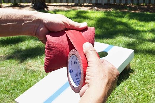 IPG JobSite DUCTape, Colored Duct Tape, 1.88" x 60 yd, Red (Single Roll)