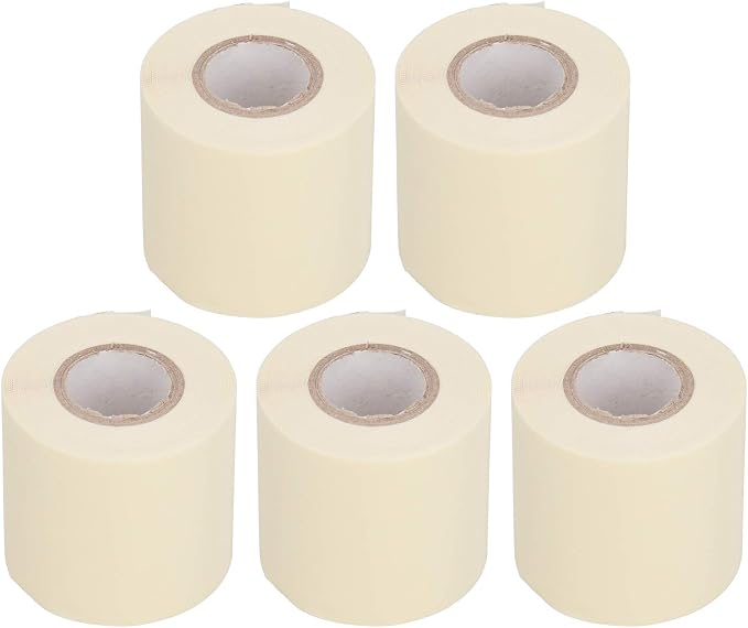 5pcs Air-Conditioner Pipe Tapes Oil- Tube Pipe Wrapping Tape Protective Tape Leakage Repair 6cm Width (Beige)