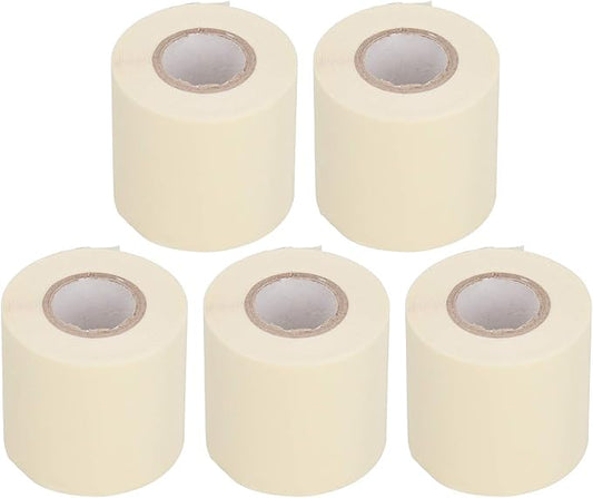 5pcs Air-Conditioner Pipe Tapes Oil- Tube Pipe Wrapping Tape Protective Tape Leakage Repair 6cm Width (Beige)