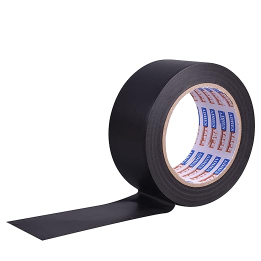 ADHES Corrosion Protection Pipe Tape, 24 Rolls 2 Inch X 36 Yds(108FT), 6.0Mil PVC Pipe Wrap Tape Weatherproof Wrap Duct Tape for Drain Pipe, Metal & Electrical Piping, Outdoor, Underground Pipe, Black
