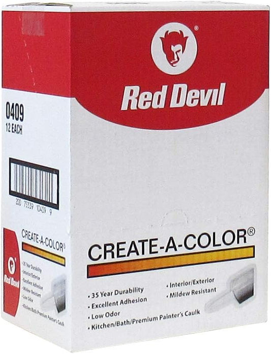 Red Devil 0409 Create A Color Caulk, 9.4 oz.