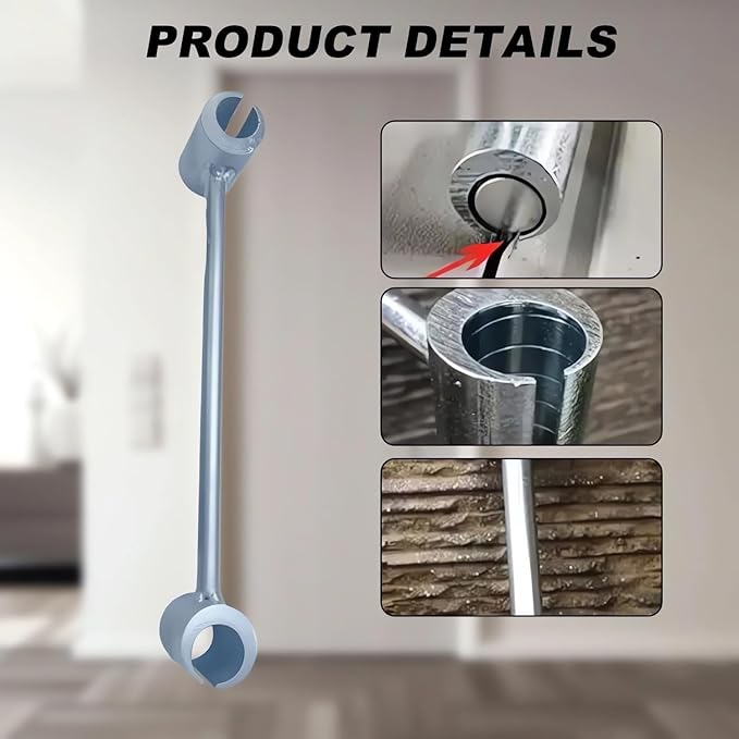 Hinges Gap Adjusting Wrench 2025 Upgrade Adjustable Door Hinge Repair Spanner Steel Double-Head Hinge Adjuster Tool Portable Heavy-Duty Door Hinge Repair Tool for Easy Door Fixes (Small: 8.5-17.5mm)