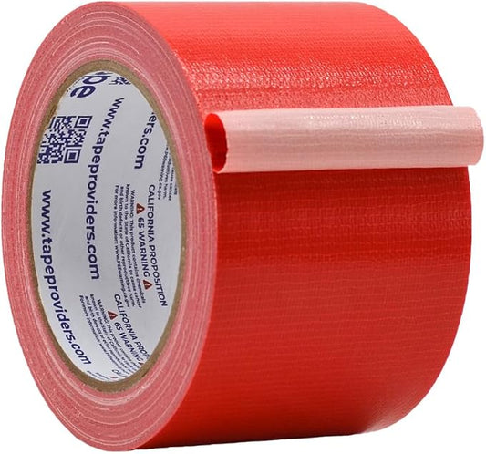 WOD DTC10 Advanced Strength Industrial Grade Red Duct Tape, 3 inch x 60 ft. Waterproof, UV Resistant For Crafts & Home Improvement