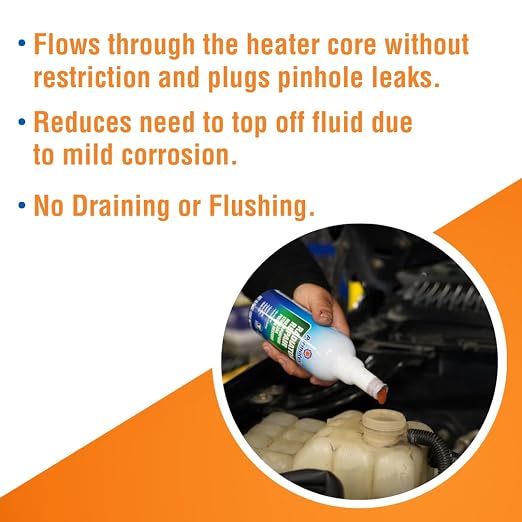 Permatex 30301 Radiator Repair - Stop Leak, 16 fl oz, Protecting Against Coolant Loss, Stopping Leaks and Seepage from Head Gaskets