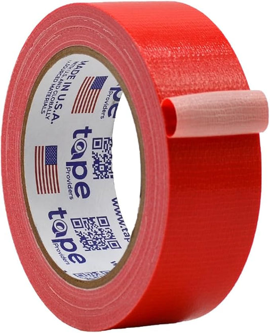WOD DTC10 Advanced Strength Industrial Grade Red Duct Tape, 1.5 inch x 60 ft. Waterproof, UV Resistant For Crafts & Home Improvement