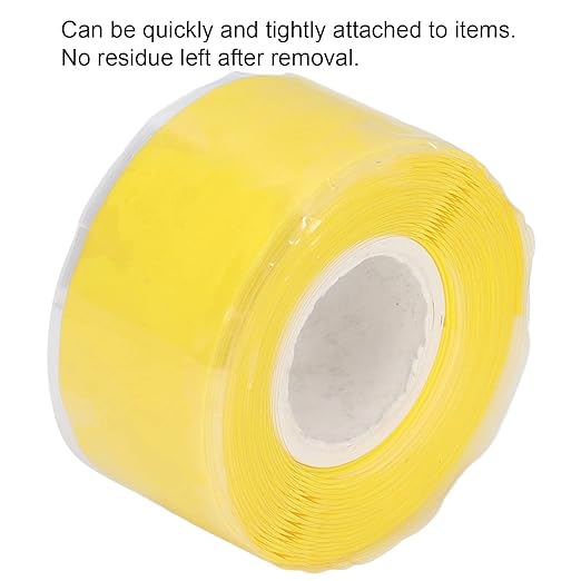 Waterproof Self-Welding Silicone Tape for Sealing Repair of Water Pipe Hoses (Yellow)