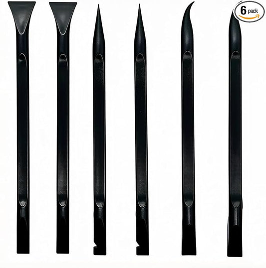 Car Detailing Tools Scraper Small Plastic Scraper Tool, Used in Narrow Spaces and Gaps, Perfect for Removing Oil Stains, Labels, Dirt, Cleaning Car Interior Details(6Pcs scrapers)