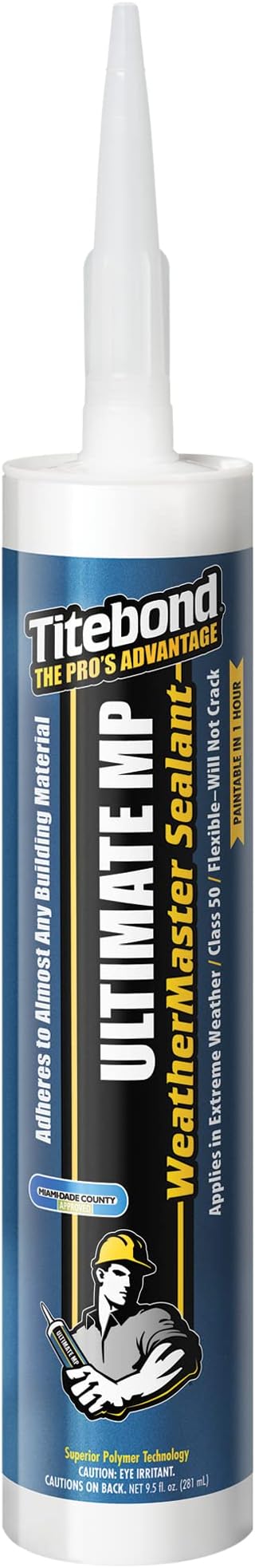Titebond 71111 WeatherMaster Ultimate MP Sealant Cartridge, 10.1 oz., Translucent