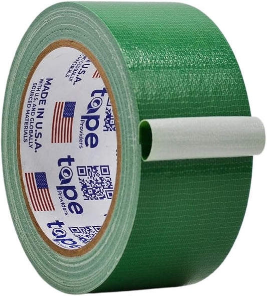 WOD DTC10 Advanced Strength Industrial Grade Dark Green Duct Tape, 2 inch x 60 ft. Waterproof, UV Resistant For Crafts & Home Improvement