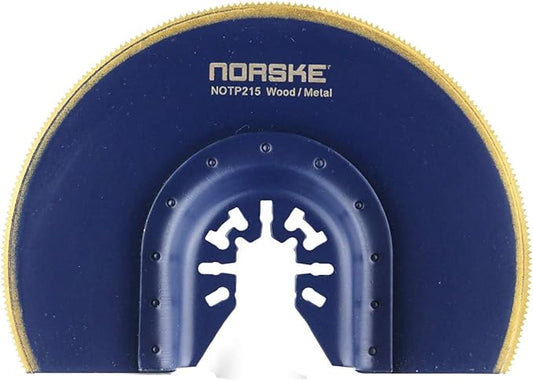 Norske Tools NOTP215 3-3/8" Wood with Nails Flush Cut Oscillating Multi Tool Accessory Blade