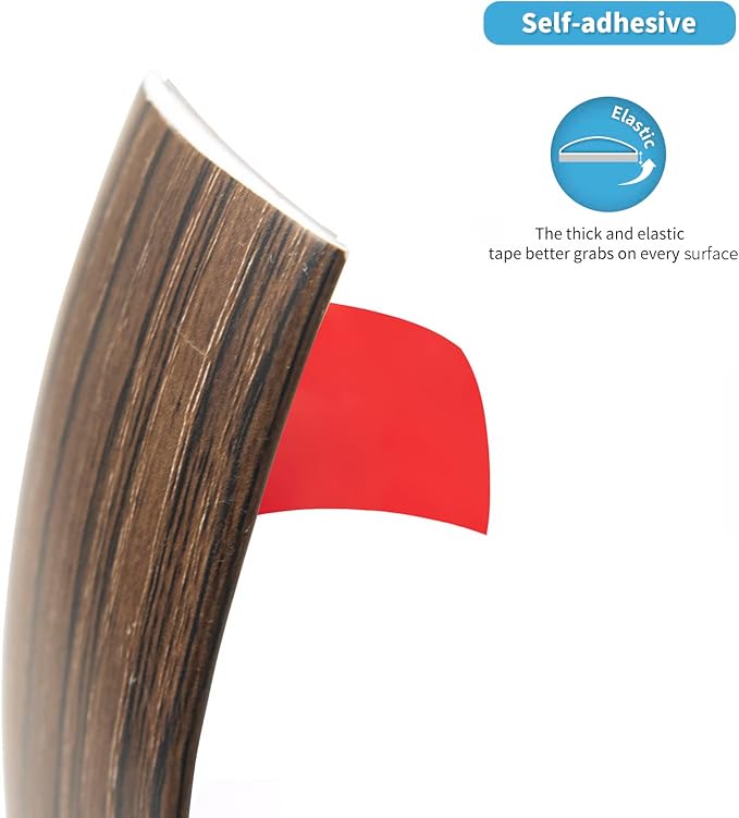 Art3d Vinyl Floor Transition Strip - Laminate Floor Divider for Joining Gaps and Carpets, Brown (10 FT, 1.57in) (Pack of 2)