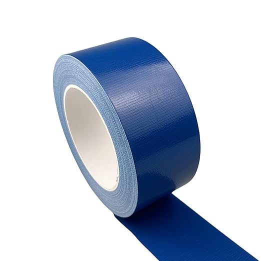 Multi-Purpose Duct Tape 2 Inch x 33 Yards, Heavy Duty, Waterproof, Great for Repairs, Packaging, Arts Crafts and DIY Projects (Blue)