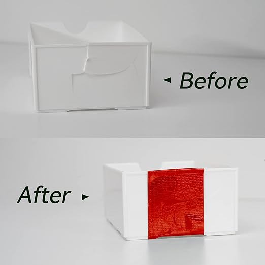 Reniteco Red Duct Tape- 2 inches x 10 Yards, Waterproof & All-Weather, No Residue, UV Resistant, Heavy Duty for Car, Home & Outdoor Repairs, 1 Roll