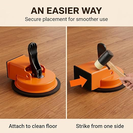 Floor Gap Fixer Tool,Laminate Flooring Tools,Heavy-Duty Floor Gap Fixer Tool,Suitable for Textured Wood,Tile Flooring&Laminate Flooring(Green)
