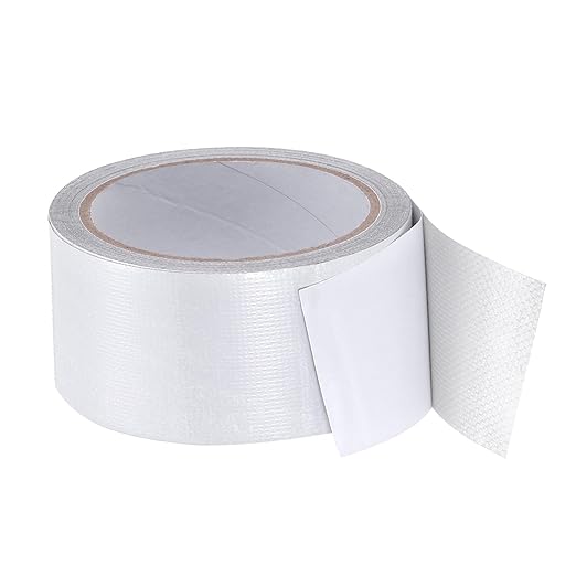 PATIKIL Awning Repair Tape 2" x 26ft Waterproof Canvas Tape High Adhesive Tear Repair Patch Kit for PVC Tarpaulin Tent Awning Fabric RV Sail Boat Cover, White