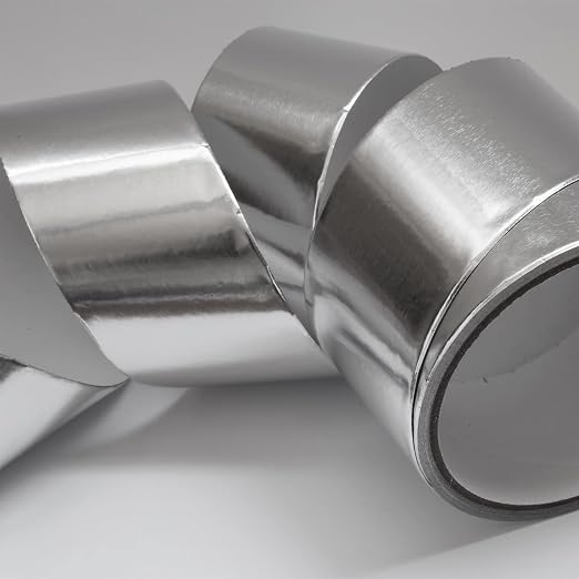 Lichamp HVAC Aluminum Foil Tape, 2 Pack Metal Insulation Tape for Ductwork, AC Air Conditioner Sealing, 2 inch x 70 Yards, A202SL