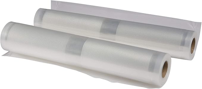 NESCO VS-04R Two 11" x 20' Vacuum Sealer Rolls for Custom-sized Vacuum Sealer Bags Compatible with Nesco-vacuum sealers and other brands,(Pack of 6)