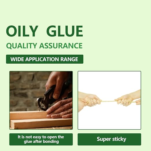 High Strength Oily Glue,Universal Super Glue,Welding High-Strength Oily Glue, Used for Quick Repair of Metal, Plastic, Wood, Glass, Jade and So On(50g/pcs)(2Pcs)