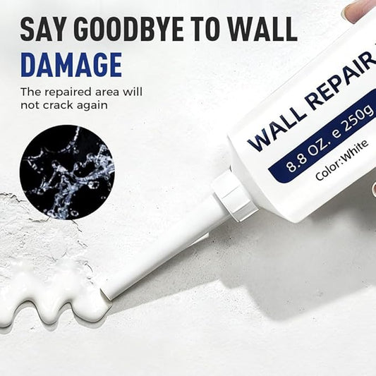 Efficient Drywall Repair Kit with Scraper, 2026 New Wall Patch Repair Kit with Scraper, Quick Drying Wall Mending Agent for Holes & Cracks, Multi-Functional Drywall Patch Paste Repair Kit for DIY Home