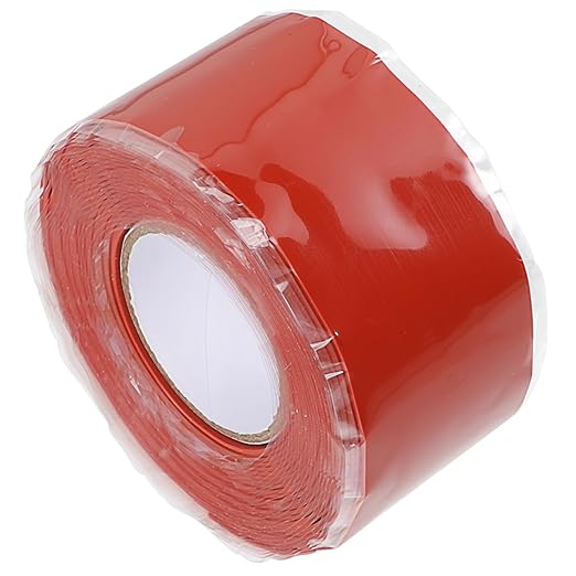 GLEAVI Leak Stop Tape for PVC Ppr Metal Pipes Flexible Self Adhesive Sealing Tape with Shock Resistance Insulation and Airtight Repair for Plumbing Maintenance Red
