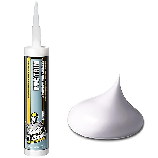 PVC Trim Adhesive and Sealant White