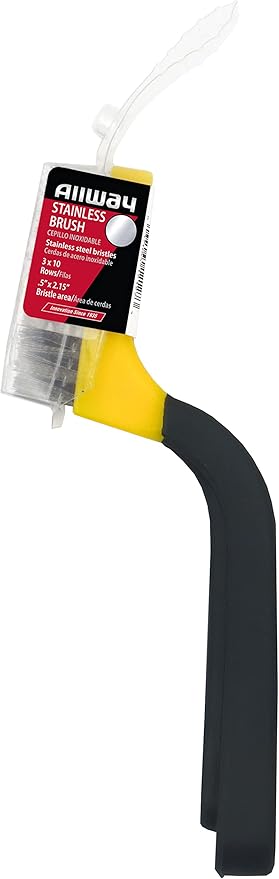 ALLWAY SB1 Soft-Grip Narrow Stainless Steel Stripper Brush